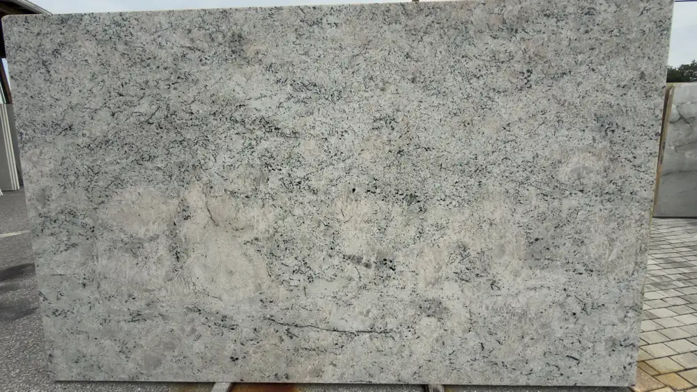 Colonia White Granite slab