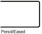 Pencil eased countertop edge profile diagram
